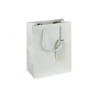 Пакет подарунковий 18х23х10см однотонний SILVER HL-1991 Пакет подарунковий 18х23х10см однотонний SILVER HL-1991