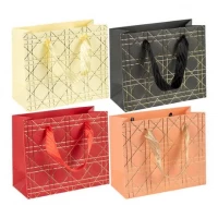 Пакет подарунковий 23х10х18 см горизонтальний з тисненням фольгою HL-108/DF-355S Пакет подарунковий 23х10х18 см горизонтальний з тисненням фольгою HL-108/DF-355S