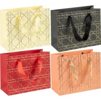 Пакет подарунковий 32х11х26 см горизонтальний з тисненням фольгою HL-109/DF-355M Пакет подарунковий 32х11х26 см горизонтальний з тисненням фольгою HL-109/DF-355M