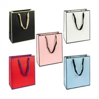 Пакет подарунковий 14х7х15 см однотонний HL-110