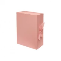 Подарункова коробка 28,2×20,2×9,2 см зі стрічкою PINK HL-204