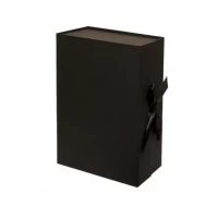 Подарункова коробка 33×25×12см зі стрічкою BLACK HL-206 Подарункова коробка 33×25×12см зі стрічкою BLACK HL-206