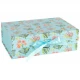 Подарункова коробка 33×25×12 см зі стрічкою та принтом BLUE HL-219