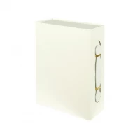 Подарункова коробка 33×25×12 см з ручкою WHITE HL-227 Подарункова коробка 33×25×12 см з ручкою WHITE HL-227