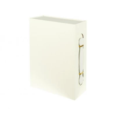 Подарункова коробка 33×25×12 см з ручкою WHITE HL-227