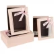 Набір подарункових коробок 3 шт PINK 0540-2/HL-234