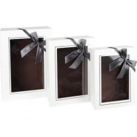 Набір подарункових коробок 3 шт WHITE 0540-2/HL-235 Набір подарункових коробок 3 шт WHITE 0540-2/HL-235