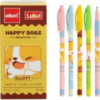 Ручка кулькова Ellott ET-812-50 синя