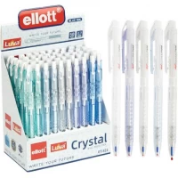 Ручка кулькова автоматична Crystal Ellott ET-822-50 синя