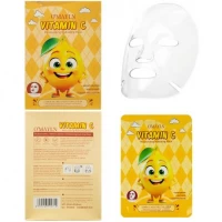 Набір масок тканинних 10шт зволожуючих для обличчя Вітамін C PS-3999 Набір масок тканинних 10шт зволожуючих для обличчя Вітамін C PS-3999