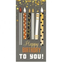 Конверт для грошей вітальний Happy birthday to you! КВ 24-167