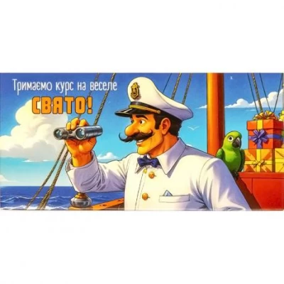 Конверт для грошей вітальний Happy birthday КВ 24-235