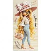 Конверт для грошей вітальний В День народження КВ 25-21