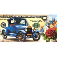 Конверт для грошей вітальний В День народження КВ 25-40