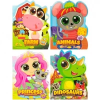 Розмальовка 210х280см Миласики+ 50 наклейок МІКС РМ-83