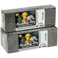 Пластилін скульптурний 400г RUDIX сірий 8940023