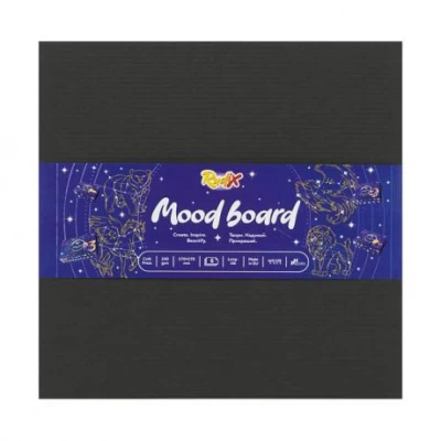 Альбом-гармошка (лепорелло) Moodboard 17*17см, 6 аркушів, 240г RUDIX 8070601
