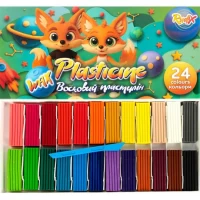 Пластилін 24 кольори по 20 г, стек, RUDIX 832404