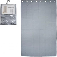 Штора на металевих люверсах 140*250см №12-697