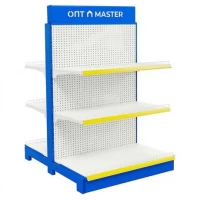 АКЦІЯ! Стелаж двосторонній 120*100*165см, 3 полиці