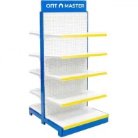 АКЦІЯ! Стелаж двосторонній 90*100*180см, 5 полиць