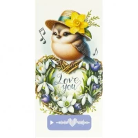 Конверт для грошей вітальний Love you КВ 25-285 Конверт для грошей вітальний Love you КВ 25-285