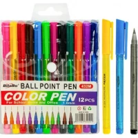 АКЦІЯ! Набір ручок масляних 12 кольорів 432-12