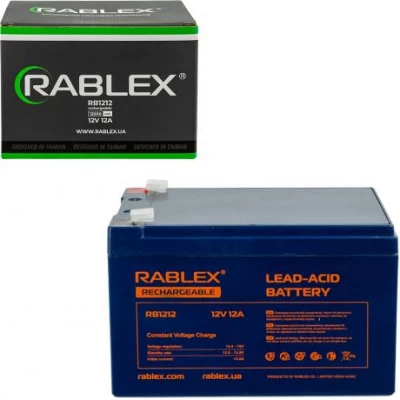 Акумулятор RABLEX 12V 12000mAh RB1212 (12А) Lead-Acid battery 561212