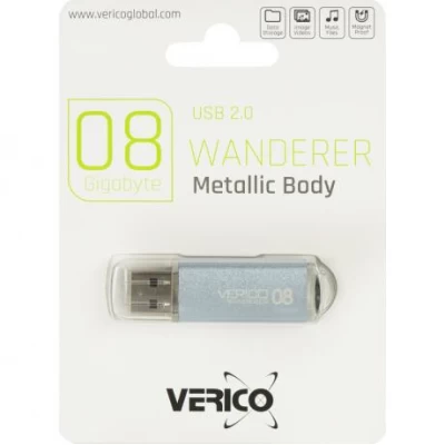 Флешка Verico USB 8Gb Wanderer SkyBlue 1UDOV-M4SE83-NN 600609