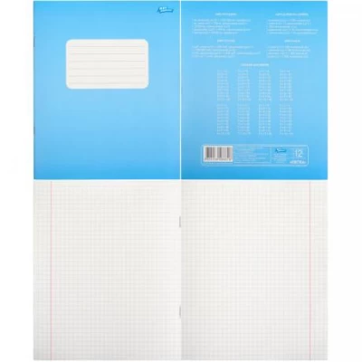 Зошит 12 аркушів Квітка клітинка