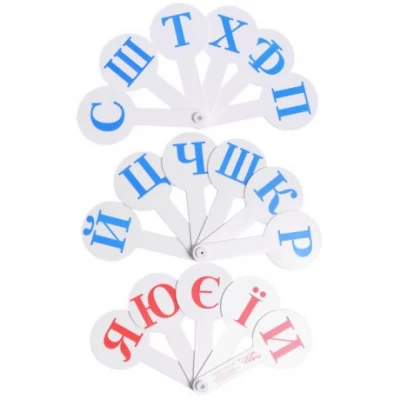 Веер букв, украинский язык Веер букв, украинский язык