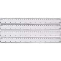 Лінійка 30 см, 8830 пластикова прозора