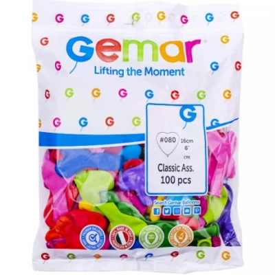 Кульки 6 Серце пастель CR6/80