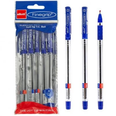 Ручка масляна FINEGRIP Ellott ET388B синя