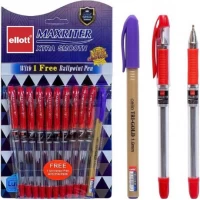 Ручка масляна MAXRITER Ellott CL727+1 червона