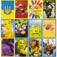 Блокнот А7 Коленкор 30 аркушів, скоба