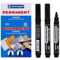 Маркер толстый черный 8566 CENTROPEN