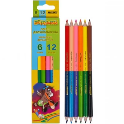 Олівець 1011/6 кольорів MARCO Олівець 1011/6 кольорів MARCO