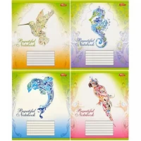 Тетрадь цветная 12 листов, линия "2265" N