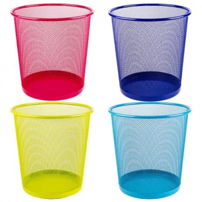 Кошик металевий сітчаста 5003-C кольорова  23*27*19см