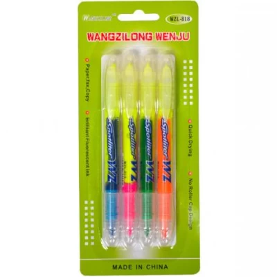 Набор текстовыделителей 818-4 2-х сторонний