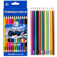 Олівці 12 кольорів еластичні з гумкою С