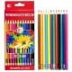 Олівці 12 кольорів еластичні з гумкою С