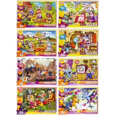 Пазл 35 элементов "мягкие" S35-07-01 Пазл 35 элементов "мягкие" S35-07-01