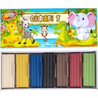 Пластилін Сафарі 130 г, 7 кольорів Колорит