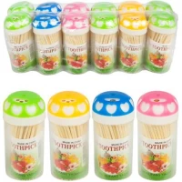 Зубочистки бамбукові Серце 65мм,120шт 7*3,5см 841