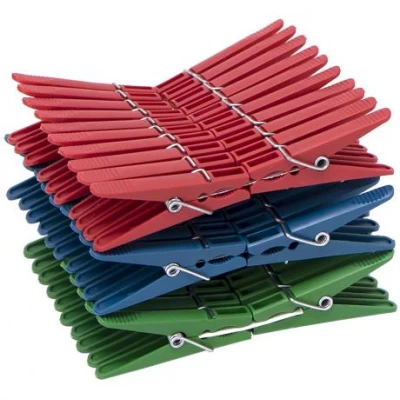 Прищіпки для білизни Крокодил пластикові 20шт, 8см