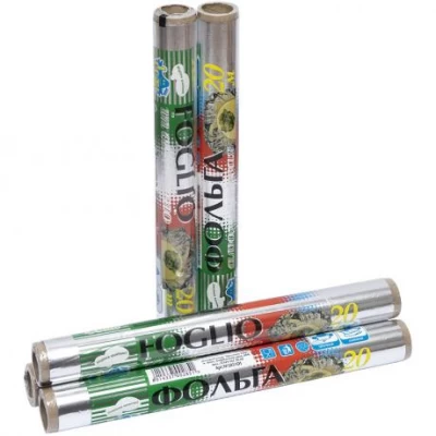 Фольга алюмінієва 29*20 метрів ХX Фольга алюмінієва 29*20 метрів ХX