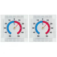 Термометр віконний Квадрат, 7,5*7,5 см CH207 OPP