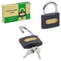 Замок навісний сірий 50мм X2-70/AAP365